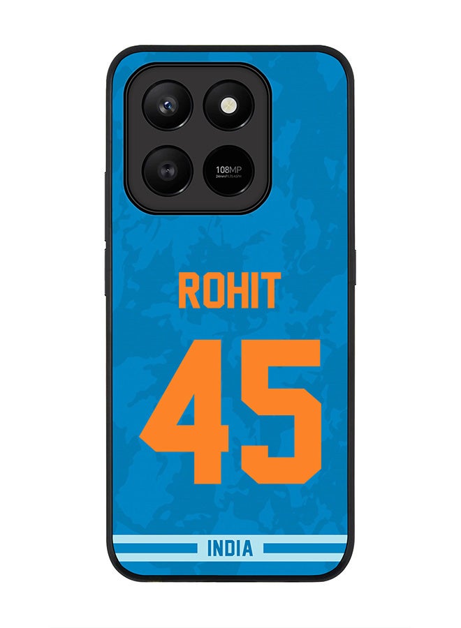 For Honor X7d 4G / X7d 5G / 400 Smart Case,Slim fit Camera Protection, Shockproof Thin Phone cover  - India Rohit Sharma, Jersey No 45